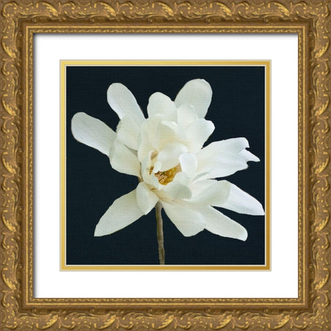 Magnolia 3 Gold Ornate Wood Framed Art Print with Double Matting by Allen, Kimberly