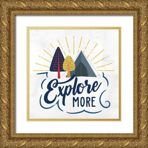 Explore More 1 Gold Ornate Wood Framed Art Print with Double Matting by Allen, Kimberly