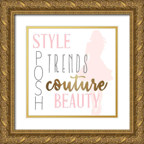 Style 1 Gold Ornate Wood Framed Art Print with Double Matting by Allen, Kimberly