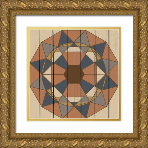 Global Star 1 Gold Ornate Wood Framed Art Print with Double Matting by Allen, Kimberly