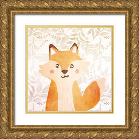 Woodland 2 Gold Ornate Wood Framed Art Print with Double Matting by Allen, Kimberly