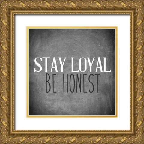 Be Honest 3 Gold Ornate Wood Framed Art Print with Double Matting by Allen, Kimberly