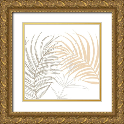 Natural Botanical 1 Gold Ornate Wood Framed Art Print with Double Matting by Allen, Kimberly