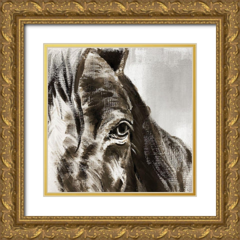 Sketched Gold Ornate Wood Framed Art Print with Double Matting by Allen, Kimberly