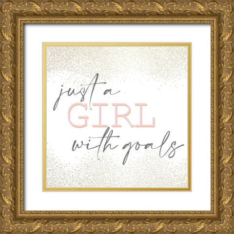 Fashionista 2 Gold Ornate Wood Framed Art Print with Double Matting by Allen, Kimberly