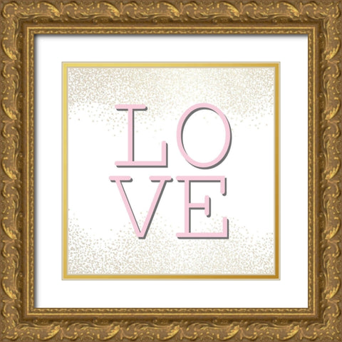 Fashionista 3 Gold Ornate Wood Framed Art Print with Double Matting by Allen, Kimberly