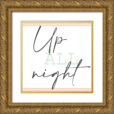 Minty 8 Gold Ornate Wood Framed Art Print with Double Matting by Allen, Kimberly