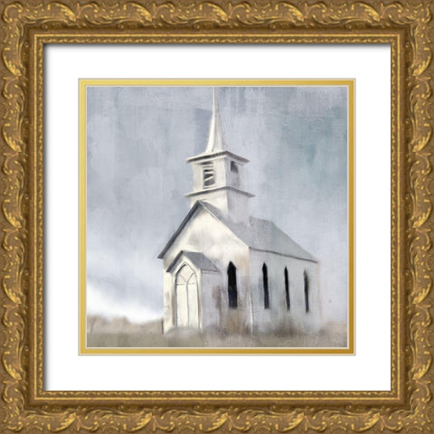 Forgotton Gold Ornate Wood Framed Art Print with Double Matting by Allen, Kimberly