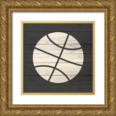 Sports 1 Gold Ornate Wood Framed Art Print with Double Matting by Allen, Kimberly