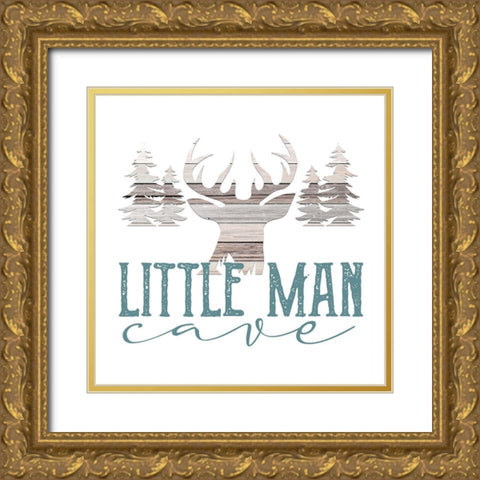 Dream Little Man 2 Gold Ornate Wood Framed Art Print with Double Matting by Allen, Kimberly