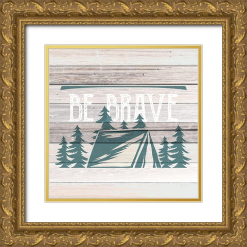 Dream Little Man 3 Gold Ornate Wood Framed Art Print with Double Matting by Allen, Kimberly