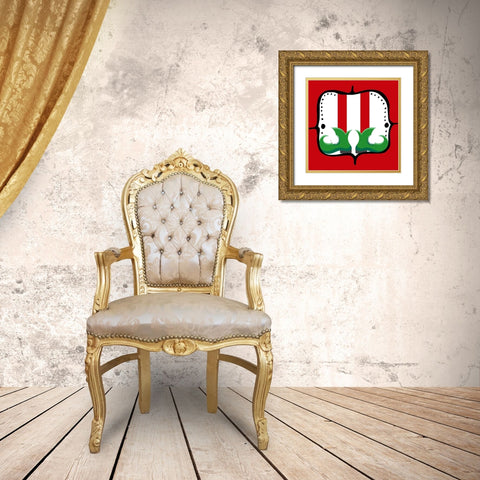 Elf Feet 1 Gold Ornate Wood Framed Art Print with Double Matting by Allen, Kimberly