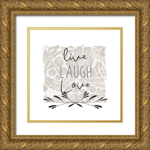 Love Beyond 2 Gold Ornate Wood Framed Art Print with Double Matting by Allen, Kimberly