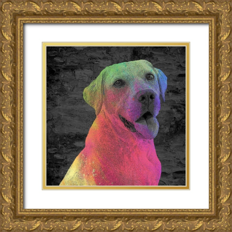 Lab Gold Ornate Wood Framed Art Print with Double Matting by Allen, Kimberly