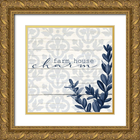 Cozy 2 Gold Ornate Wood Framed Art Print with Double Matting by Allen, Kimberly