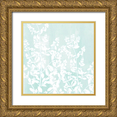 Botany 1 Gold Ornate Wood Framed Art Print with Double Matting by Allen, Kimberly