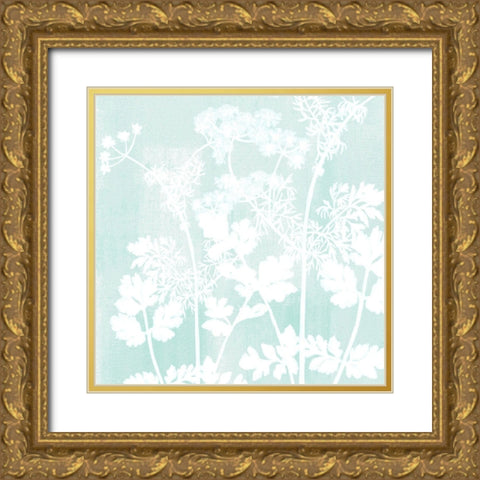 Botany 2 Gold Ornate Wood Framed Art Print with Double Matting by Allen, Kimberly