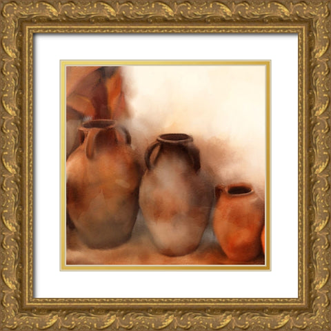 Claymaker Gold Ornate Wood Framed Art Print with Double Matting by Allen, Kimberly