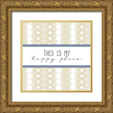 This Is Gold Ornate Wood Framed Art Print with Double Matting by Allen, Kimberly