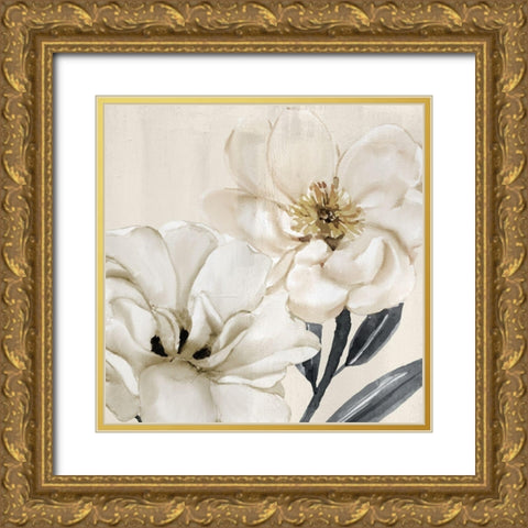 Spring Blooms Gold Ornate Wood Framed Art Print with Double Matting by Allen, Kimberly