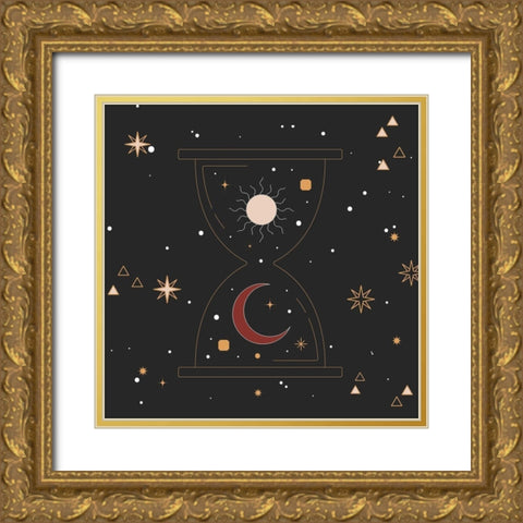 Mystic 3 Gold Ornate Wood Framed Art Print with Double Matting by Allen, Kimberly