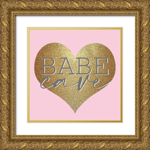 Fashionista 4 Gold Ornate Wood Framed Art Print with Double Matting by Allen, Kimberly