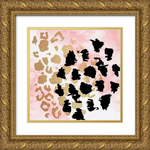 Glam Animal 3 Gold Ornate Wood Framed Art Print with Double Matting by Allen, Kimberly