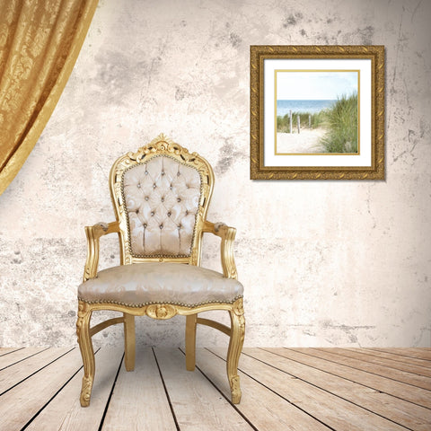 Eat Sleep Beach 5 Gold Ornate Wood Framed Art Print with Double Matting by Allen, Kimberly