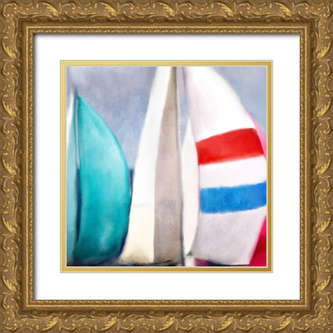 Seas the Day 2 Gold Ornate Wood Framed Art Print with Double Matting by Allen, Kimberly