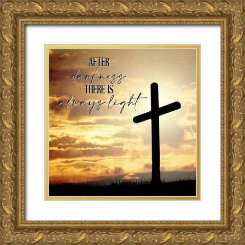 After Darkness Gold Ornate Wood Framed Art Print with Double Matting by Allen, Kimberly