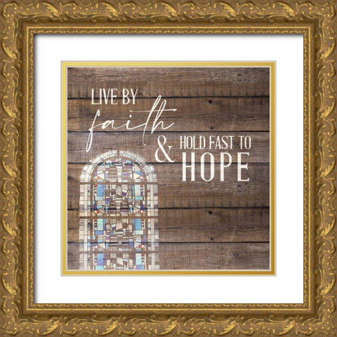 Have Faith 6 Gold Ornate Wood Framed Art Print with Double Matting by Allen, Kimberly