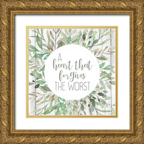 Always Pray 2 Gold Ornate Wood Framed Art Print with Double Matting by Allen, Kimberly