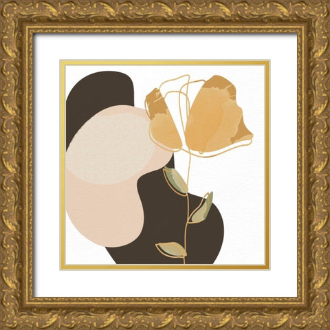 Pressed 2 Gold Ornate Wood Framed Art Print with Double Matting by Allen, Kimberly