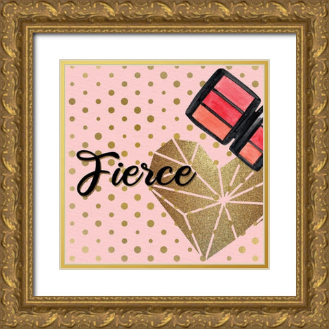 Diva 2 V3 Gold Ornate Wood Framed Art Print with Double Matting by Allen, Kimberly