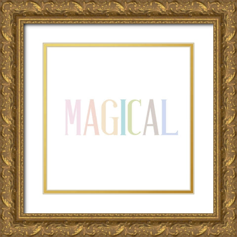 Magical Gold Ornate Wood Framed Art Print with Double Matting by Allen, Kimberly