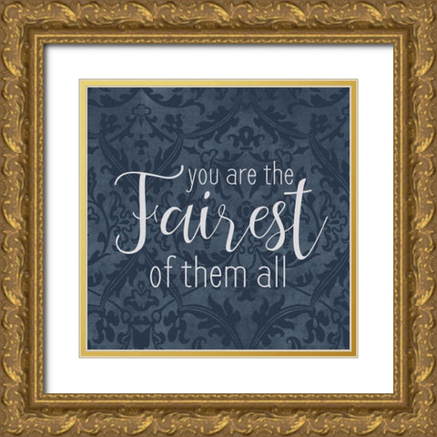 Mirror 3 Gold Ornate Wood Framed Art Print with Double Matting by Allen, Kimberly