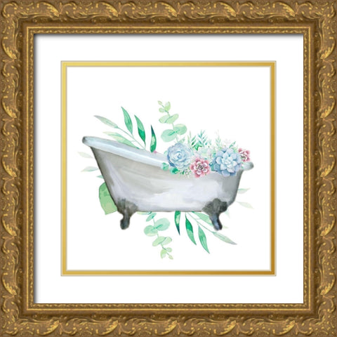 Relax Recharge 2 Gold Ornate Wood Framed Art Print with Double Matting by Allen, Kimberly