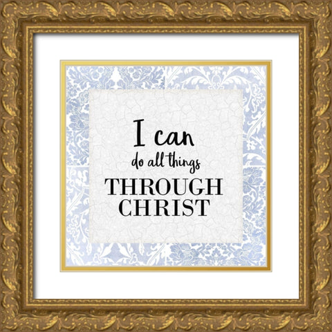 God Will 2 Gold Ornate Wood Framed Art Print with Double Matting by Allen, Kimberly