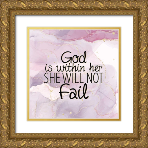 Within Her 1 Gold Ornate Wood Framed Art Print with Double Matting by Allen, Kimberly