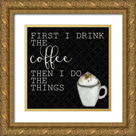 Rise 2 Gold Ornate Wood Framed Art Print with Double Matting by Allen, Kimberly