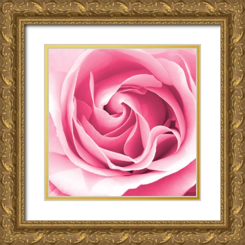 In Paris Hearts 2 Gold Ornate Wood Framed Art Print with Double Matting by Allen, Kimberly