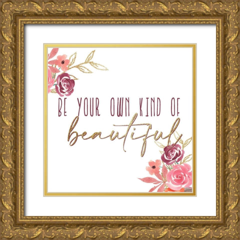 Just a Girl 4 Gold Ornate Wood Framed Art Print with Double Matting by Allen, Kimberly