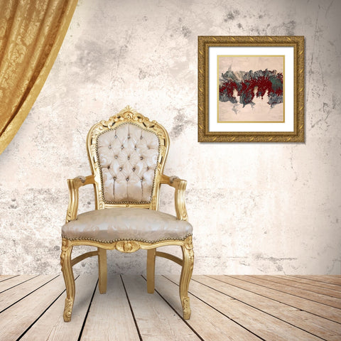 Mood 1 Gold Ornate Wood Framed Art Print with Double Matting by Allen, Kimberly