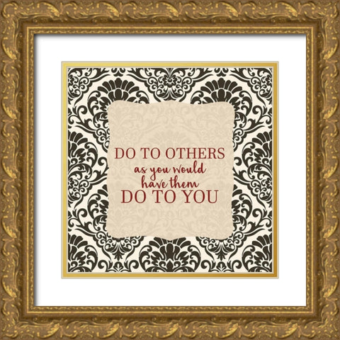 Trust the Lord 2 Gold Ornate Wood Framed Art Print with Double Matting by Allen, Kimberly
