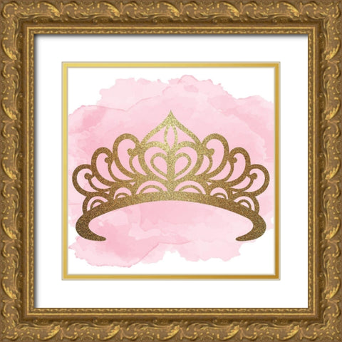 Always Princess 2 Gold Ornate Wood Framed Art Print with Double Matting by Allen, Kimberly