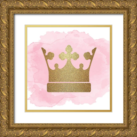 Always Princess 5 Gold Ornate Wood Framed Art Print with Double Matting by Allen, Kimberly