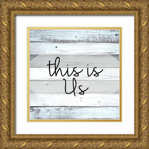 This Is Gold Ornate Wood Framed Art Print with Double Matting by Allen, Kimberly