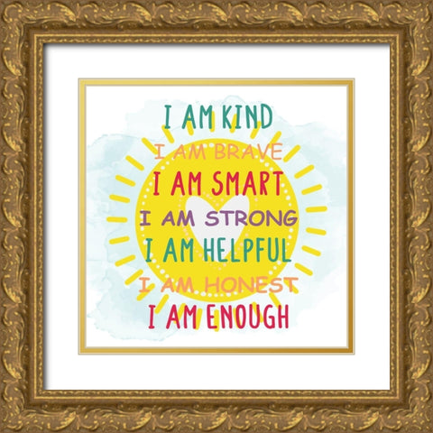 I Am 2 Gold Ornate Wood Framed Art Print with Double Matting by Allen, Kimberly