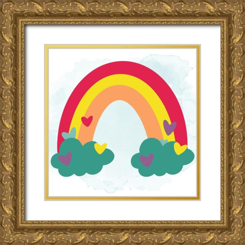 I Am 3 Gold Ornate Wood Framed Art Print with Double Matting by Allen, Kimberly