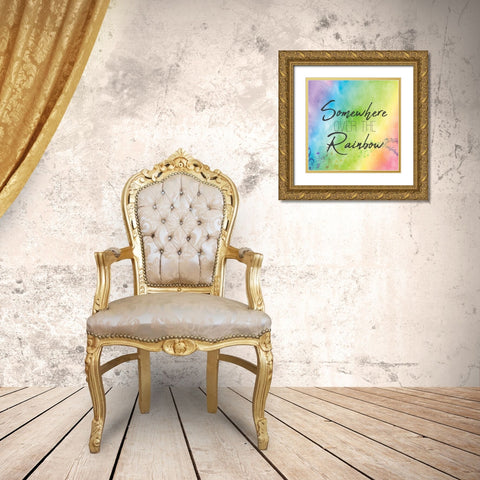 Somewhere 1 Gold Ornate Wood Framed Art Print with Double Matting by Allen, Kimberly